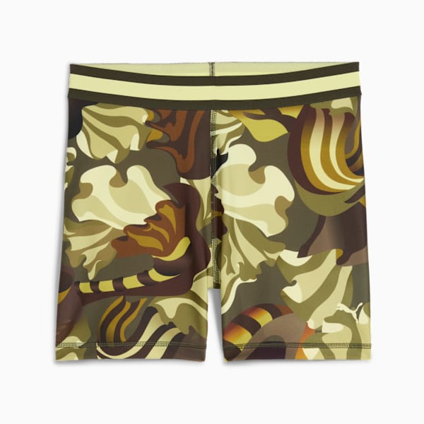 PUMA STRONG 4" Short Tights Women, Dark Olive, extralarge